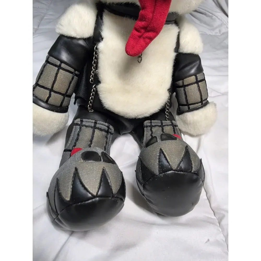 KISS Gene Simmons Limited Edition Love Gun Bear Stuffed Rare HTF 1998 Rock Y2K